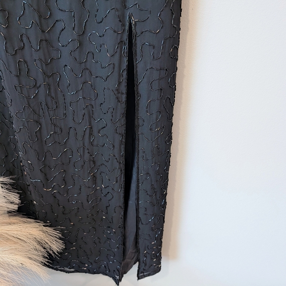 Vintage Jas Jas Black Beaded Gown - Picture 5 of 16